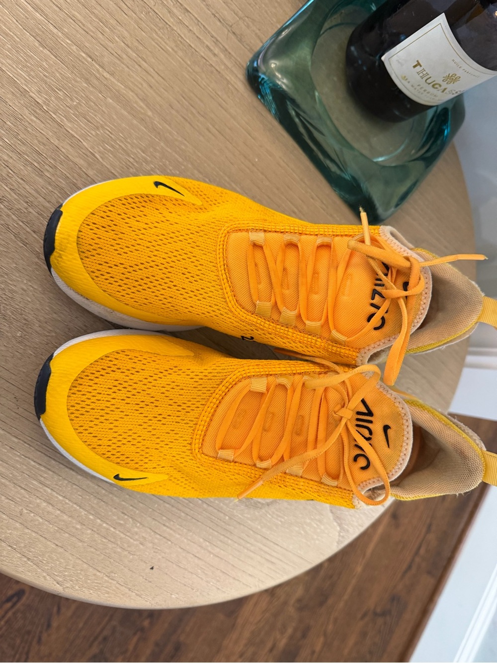 Nike woman’s air max bright Yellow Mesh Sneakers 8